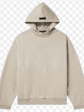 Fear of God Essentials Beige/Oatmeal Hoodie Sweatshirt